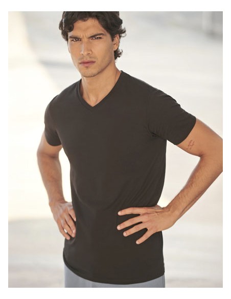 SFC-SF122-Mens Feel Good Stretch V-Neck T 2
